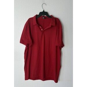 Barbell Men’s Red Classic Stretch Polo Short Sleeve Shirt Size XXL